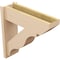 Ekena Millwork 7 1/2-in W x 24-in D x 24-in H Funston Slat Rough Cedar Woodgrain TimberThane Outlooker, Primed Tan OUTUR075X24X24FST24RCPR - alternate 2